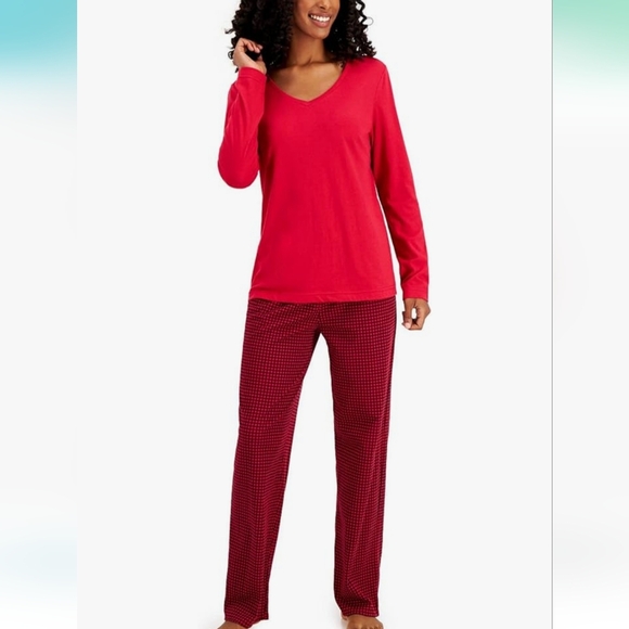 Charter Club Plaid Pajama Set - Picture 1 of 7